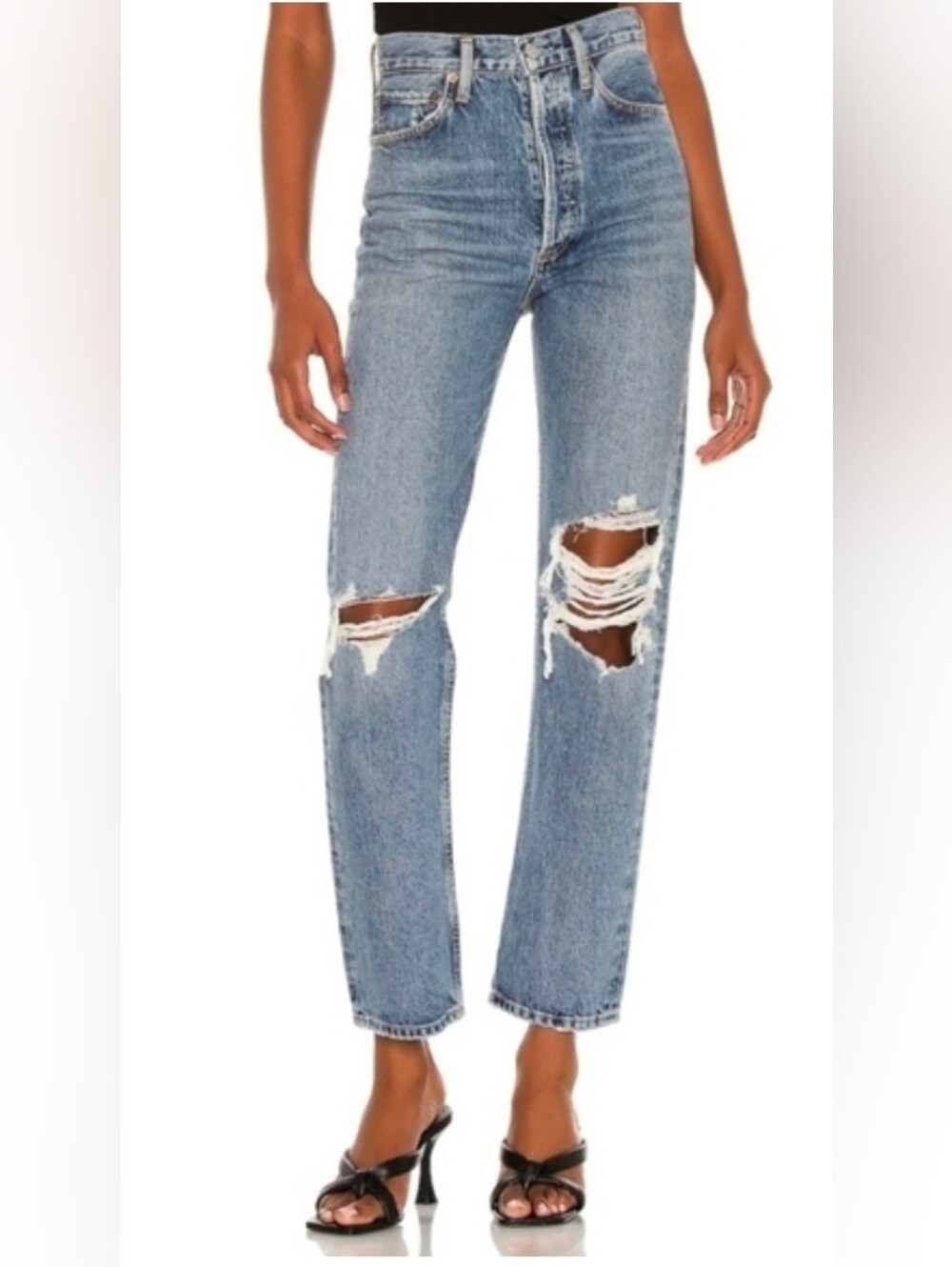 ❤️ AGOLDE 90s PINCH HIGH RISE STRAIGHT LEG JEANS, 0 (25)